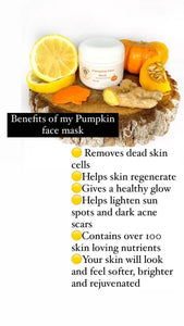 Pumpkin Face Mask